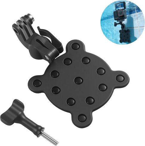 حامل حمام السباحة لـ Insta360 X5 X4 Air ACE PRO 2 محول كأس شفط لكاميرا DJI Osmo 360 Action 6 5 Nano لـ Gopro Hero 13 12 Max 2 ملحقات in Kuwait