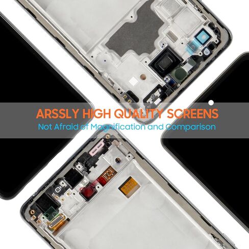 استبدال الشاشة لهاتف Samsung Galaxy A72 4G A725 / 5G A726 - شاشة LCD لجهاز Galaxy A72 4G SM-A725M A725F شاشة لمس رقمية لهاتف Samsung A72 5G LCD Touch A726 A726B A726B/DS مع إطار in Kuwait