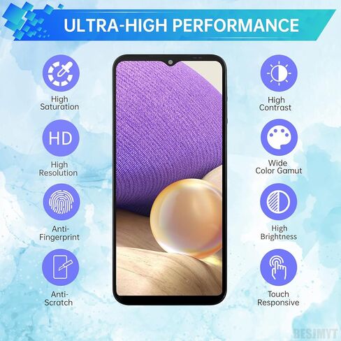 بديل شاشة Samsung Galaxy A23 مع إطار شاشة LCD تعمل باللمس ومحول رقمي كامل وزر جانبي ومكبر صوت ومحرك اهتزاز ومجموعة أدوات إصلاح الزجاج SM-A235F (A235F/DS A235M/DS) in Kuwait