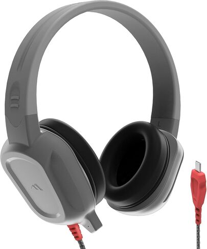 سماعات الرأس السلكية Brenthaven Rugged 2 مع ميكروفون | USB C (10 عبوات) - سلك طويل مقاوم للتشابك وخالي من التشابك مع حجم مدمج تم اختباره على السقوط ومريح للأطفال من مرحلة الروضة وحتى الصف الثاني عشر والاستخدام المدرسي in Kuwait