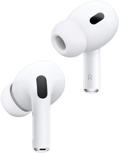 سماعات أذن لاسلكية Apple AirPods Pro (الجيل الثاني)، حافظة شحن MagSafe مخصصة للصوت المكاني (USB-C) وسماعات رأس بلوتوث لأجهزة iPhone (MTJV3) in Kuwait