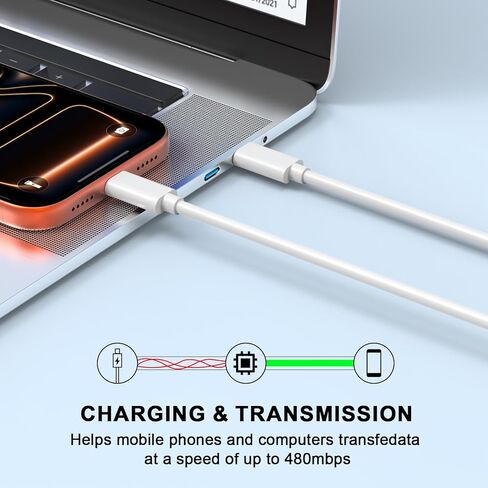 [معتمد من Apple MFi] شاحن iPhone 17 بقوة 40 وات شحن سريع، كتلة شاحن USB C سريع مع سلك كابل شحن من النوع C بطول 10 أقدام لهاتف iPhone 17/17 Pro/17 Pro Max/Air/16/16 Pro/16 Pro Max/16 Plus/15 iPad in Kuwait
