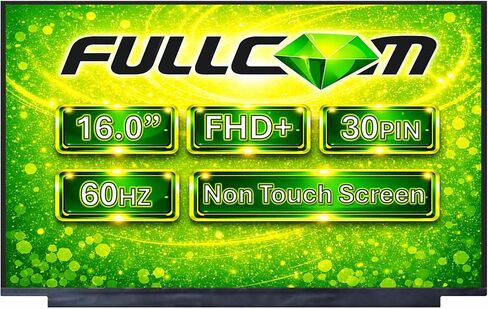 New LCD Replacement Screen (Non Touch) 16.0 Inch IPS (No Brackets) B160UAN04.2 WUXGA 1920x1200 30 Pin Matte for Lenovo PN SD11K06190 FRU 5D11K06193 for Laptop/Display/Screen/LCD Application in Kuwait