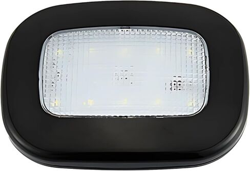 ضوء قراءة للسيارة قابل لإعادة الشحن عبر USB، ضوء قبة LED، مصباح سقف السقف، 4.7 × 3.5 بوصة، ضوء أبيض، غلاف أسود in Kuwait