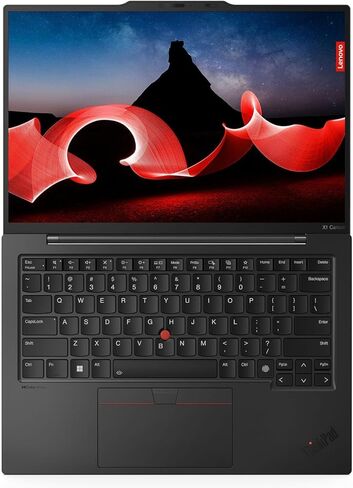 Lenovo ThinkPad X1 Carbon Gen 13 Aura Edition، Intel Ultra 7 255U، 14 بوصة FHD (1920 x 1200) مضادة للتوهج، IPS، 500 nits، شاشة لمس، 32 جيجا LPDDR5، 2 تيرابايت SSD، 1080p RGB+ كاميرا IR، ويندوز 11 برو - أسود in Kuwait