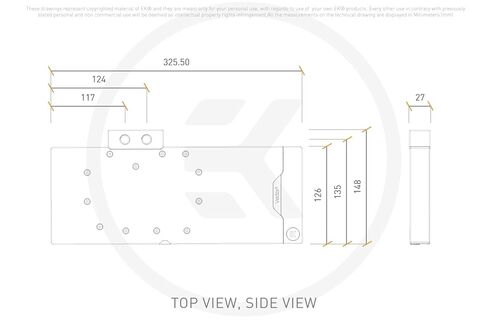 EK Water Blocks EK-Quantum Vector² Red Devil RX 7900 XT D-RGB - نيكل + أكريل in Kuwait