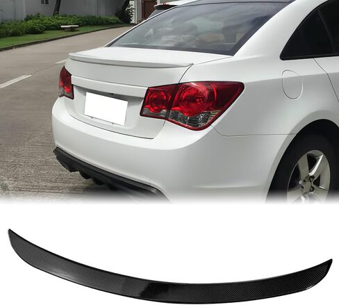 FREEMOTOR802 Rear Trunk Spoiler Deck Lid Spoiler, Fits 2010-2015 Chevrolet Cruze & 2016 Chevrolet Cruze Limited, OE Style Matte Black ABS Racing Trunk Tail Lip Wing Add-on Exterior Replacement Parts in Saudi Arabia