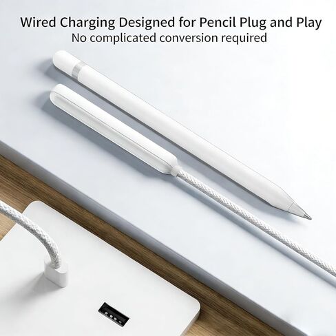 Magnetic Charging Cable for Pencil 2nd Gen, 1.5W 19.7in Wireless Charger Dock with Over Voltage Protection, Portable Travel Power Cord in Kuwait