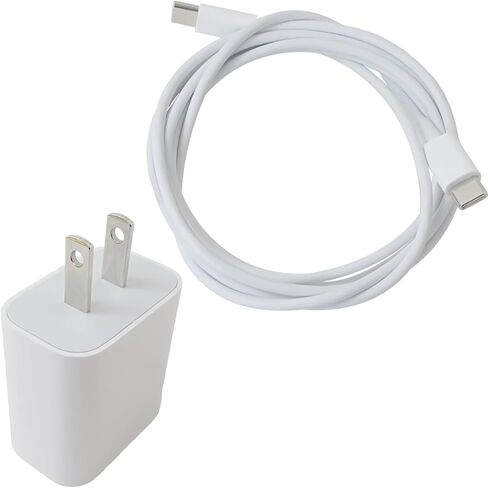 New 20W Charger USB-C Charging Compatible for i-Pad Mini 6th Generation 8.3 inch 2021, with 5Ft Type C Cable - White in Kuwait