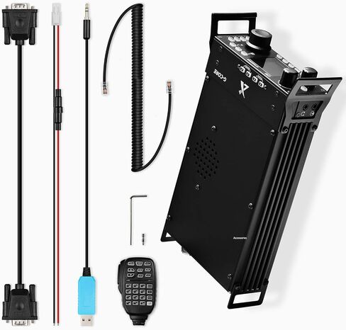 حزمة مع حامل G90-H2 وتوسيع CE-19، وراديو Xiegu G90 HF 20 وات SSB/CW/AM/FM هيكل SDR مع موالف هوائي تلقائي مدمج in Kuwait