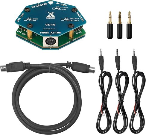 حزمة مع حامل G90-H2 وتوسيع CE-19، وراديو Xiegu G90 HF 20 وات SSB/CW/AM/FM هيكل SDR مع موالف هوائي تلقائي مدمج in Kuwait