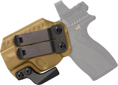 CYA Supply Co.- حافظات Micro Ridge IWB - تناسب شركة Smith & Wesson Bodyguard 2.0 Carry Comp - مملوكة للمحاربين القدامى - صنع في الولايات المتحدة الأمريكية in Kuwait