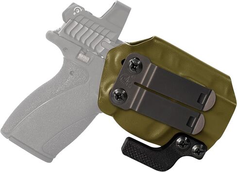 CYA Supply Co.- حافظات Micro Ridge IWB - تناسب شركة Smith & Wesson Bodyguard 2.0 Carry Comp - مملوكة للمحاربين القدامى - صنع في الولايات المتحدة الأمريكية in Kuwait