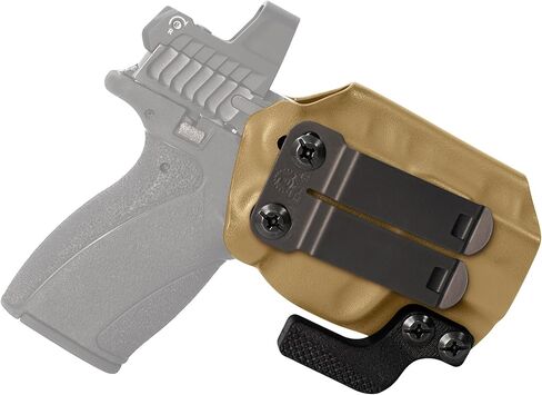 CYA Supply Co.- حافظات Micro Ridge IWB - تناسب شركة Smith & Wesson Bodyguard 2.0 Carry Comp - مملوكة للمحاربين القدامى - صنع في الولايات المتحدة الأمريكية in Kuwait