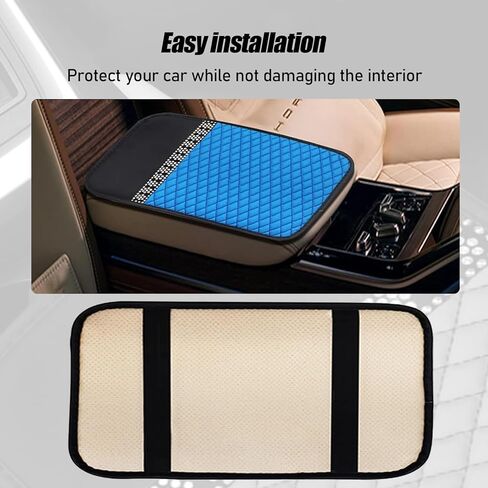 حزمة مسند أذرع Ugshy Pack-1 Universal Car Box ، حصيرة من جلد الألياف ، حصيرة وحدة التحكم في مسند الأذرع المقاومة للماء ، تناسب معظم السيارات ، سيارات الدفع الرباعي ، شاحنة (حمراء النبيذ) in Saudi Arabia