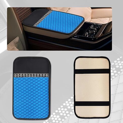 حزمة مسند أذرع Ugshy Pack-1 Universal Car Box ، حصيرة من جلد الألياف ، حصيرة وحدة التحكم في مسند الأذرع المقاومة للماء ، تناسب معظم السيارات ، سيارات الدفع الرباعي ، شاحنة (حمراء النبيذ) in Saudi Arabia