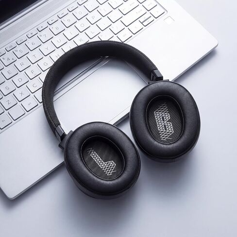 وسائد أذن بديلة لسماعات JBL Live 500BT/Live 500 BT، وسائد سميكة للغاية، غطاء أكواب الأذن، وسادات أذن من الجلد الناعم وإسفنج الذاكرة - أحمر in Kuwait