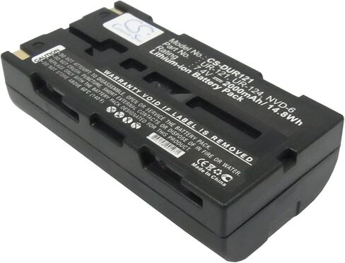 2000mAh Battery for iDshot IDC-1000, iDshot IDC-1000Z, iDshot IDC-1000ZU, Xacti NV-DV35, Xacti NV-HD500, Xacti NV-KD100 PN: NVP-D6, UR-121, UR-121D, UR-124, UR-124D in Kuwait