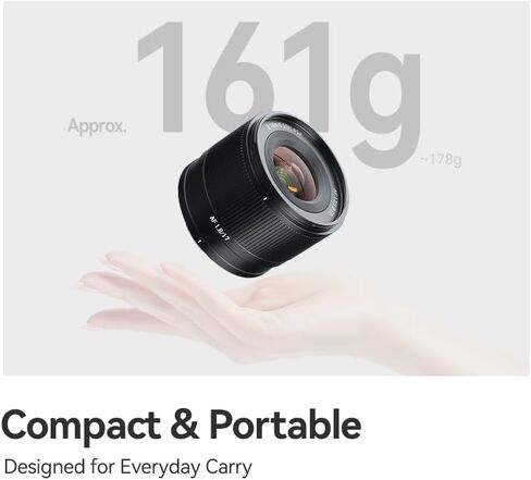 TTARTISAN AF 17mm F1.8 APS-C Prime Lens for Fujifilm, Wide Angle Auto Focus Lens Compatible with Fuji X Mount Cameras in Kuwait