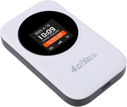 نقطة اتصال محمولة 4G، راوتر واي فاي محمول، راوتر لاسلكي مع فتحة بطاقة SIM، اتصال إنترنت سريع ومستقر وبطارية 3000 مللي أمبير، مثالي للسفر والسيارة والمنزل والمكتب، حتى 10 مستخدمين in Kuwait