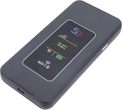 نقطة اتصال متنقلة 5G، جهاز توجيه محمول فائق السرعة WiFi 6، جهاز توجيه متين مزود ببطارية 8000 مللي أمبير في الساعة وتصميم IP67، مثالي للسفر العالمي والاتصال بالإنترنت عالي السرعة in Kuwait
