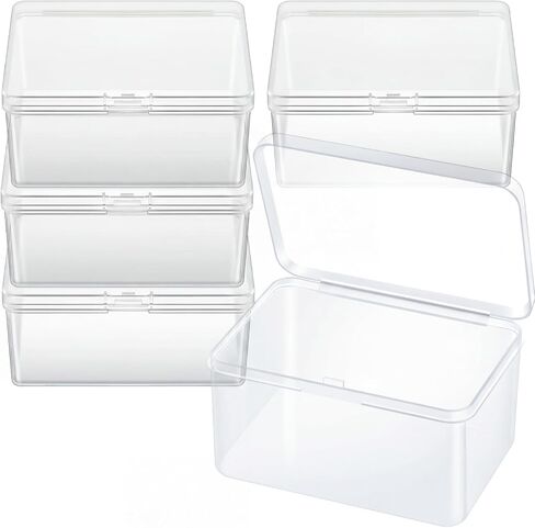 Vicenpal Play Deck Card Storage Box صناديق البطاقات البلاستيكية المتوافقة مع 100 Mtg حامل حقيبة تخزين 4.3 × 2.95 × 2.2 بوصة منظم سريع مغلق لألعاب بطاقات التداول جامع البطاقات in Kuwait