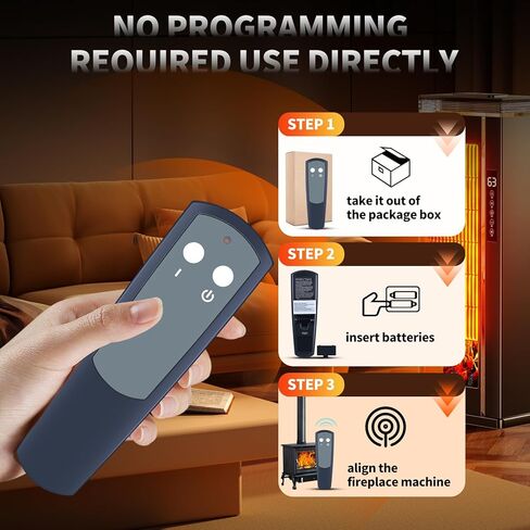 جهاز تحكم عن بعد بديل لسخان الموقد Dimplex 47-1010-T 3000370500RP DF2608 NBDF2608 DF2622BLK DF2622SS in Kuwait