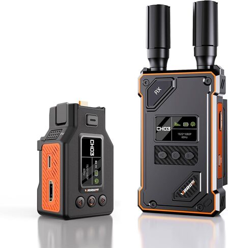 Wireless Video Transmitter and Receiver for OSMO Pocket 3,1080P HD Transmission System with UVC Out,20 Channels Adjustable,1640FT Range,for Live Stream from TV Box,PC,Pocket 3,to TV,Monitor in Kuwait