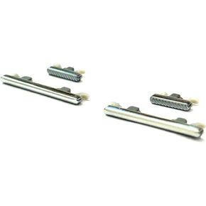 2X Power Volume On Off Button Key Side Button Replacement Part for Motorola Moto G Fast XT2045 (Silver) in Kuwait