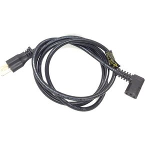 سلك طاقة بزاوية قائمة بطول 10 أقدام - كابل طاقة تيار متردد 16AWG عالي التحمل، مقاوم للحرارة ومرن - جهاز مشي بيضاوي الشكل، بديل لمعدات اللياقة البدنية in Kuwait