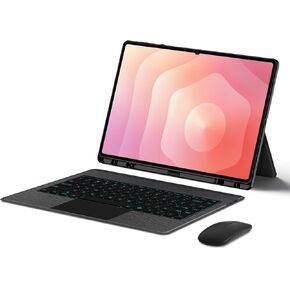 Split Keyboard Case for Samsung Galaxy Tab S10 FE + Plus 13.1Inch 2025 SM-X620/X626/X626B Case and Keyboard Smart Touchpad Magnetic Detachable Keyboard Cover, Bluetooth Connection Free Mouse (Black in Kuwait