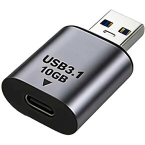 USB C Female to USB Male Adapter, Supports Bidirectional 10Gbps Data Sync and Charging, 3.1 USB A to C Adapter OTG Converter, Compatible with Laptops, MacBook Pro (1-Packs) in Kuwait