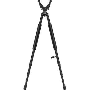 cvlife الصيد bipod اطلاق النار bipod عصا الرماية، بندقية الصيد عصا مع 360 درجة الخامس الراحة نير، قفل تويست، قابل للتعديل المحمولة خفيفة الوزن الإطار الألومنيوم، مقبض رغوة، قدم سبايك in Kuwait