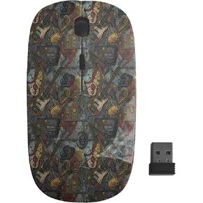 نمط الجيتار الكوكبي روك رول، ماوس لاسلكي بصري USB، فئران كمبيوتر محمول نحيفة ومريحة للأطفال in Kuwait