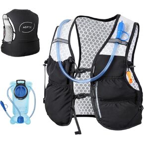 AGPTEK Hydration Running Vest with 2L Water Bladder for Men Women, Lightweight & Adjustable Running Vest for Runner Walking Hiking Marathon Cycling Jogging Trail Race in Kuwait
