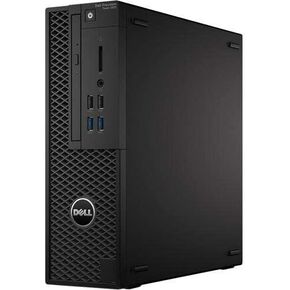 سطح المكتب لمحطة العمل طراز Precision 3420 SFF من Dell | كور i7-7700 - محرك الأقراص الصلبة SSD سعة 512 جيجابايت - ذاكرة الوصول العشوائي 16 جيجابايت | 4 نوى بسرعة 4.2 جيجا هرتز Win 11 Pro Black (متجدد) in Kuwait