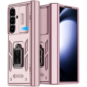 حافظة AICase لهاتف Samsung Galaxy Z Fold 7 [واقية شديدة التحمل] [غطاء عدسة الكاميرا] [حماية المفصلات] [مسند مغناطيسي حلقي 360 درجة] غطاء هاتف واقي كامل مقاوم للصدمات 360 درجة لهاتف ZFold 7 2025_2 in Kuwait