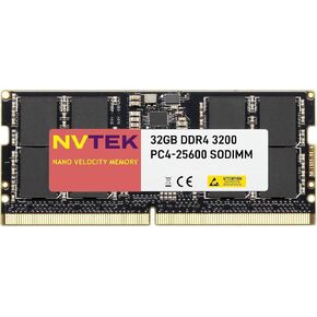 مجموعة ذاكرة الكمبيوتر المحمول 64 جيجا بايت 2 × 32 جيجا DDR4 3200 ميجا هرتز أو 2933 ميجا هرتز أو 2666 ميجا هرتز 260-PIN CL22 1.2 فولت غير مخزنة بنظام ECC SODIMM NVTEK in Kuwait