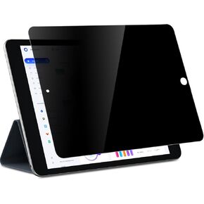 شاشة خصوصية PYS متوافقة مع iPad 9th/8th/7th Generation 10.2 بوصة، مضادة للتجسس، مضادة للوهج، كتلة ضوء زرقاء، مقاومة للخدش، عدد 1 in Kuwait