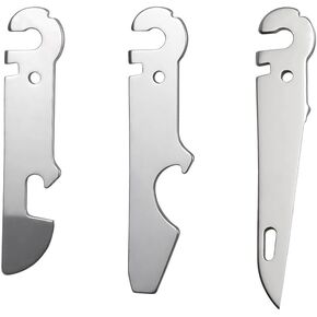 Roxon FT11 Build Your Own Multitool Accessories for Flex Multitool (3 Piece Set Including Bottle Opener + Slotted Screwdriver & Can Opener & Awl + Threader) Interchangeable Tools in Kuwait