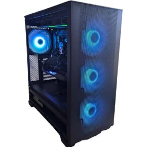 كمبيوتر ألعاب Centaurus Proton 3 - Intel Core i9-14900K بسرعة 5.7 جيجا هرتز 24 نواة، GeForce RTX 5080، ذاكرة الوصول العشوائي DDR5 سعة 64 جيجابايت، مبرد سائل 360 مم، 2 تيرابايت NVMe SSD، Win11 PRO، WiFi، كمبيوتر ألعاب 4K VR، ARGB in Kuwait