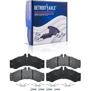 Detroit Axle - Rear Brake Kit for Ford 2020-2023 Explorer [Performance Brakes] 12.60" inch Drilled and Slotted Disc Brake Rotors Ceramic Brakes Pads 2021 2022 Replacement in Saudi Arabia