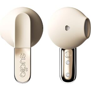 Sudio N3 True Wireless Bluetooth On-Ear Earbuds – High-Definition Sound, 30-Hour Playtime, Clear Calls, Sweat & Splash Resistant, Eco-Friendly Recycled Plastics (Black) in Kuwait