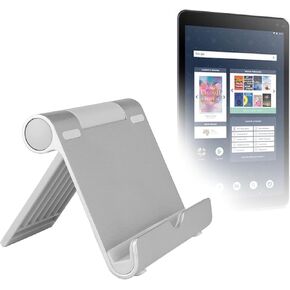 حامل وحامل BoxWave متوافق مع جهاز Barnes & Noble Nook اللوحي (10.1 بوصة) - حامل ألومنيوم VersaView، محمول، عرض متعدد الزوايا، قوي in Kuwait