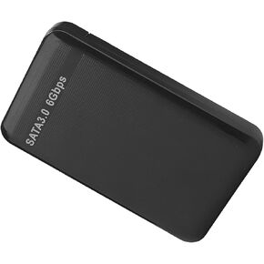 Vikye Portable 2.5" USB3.0 HDD Enclosure Supports Up to 6TB SSD Plug and Play for XPWin VistaWin 7/ 8 Users (Black) in Kuwait