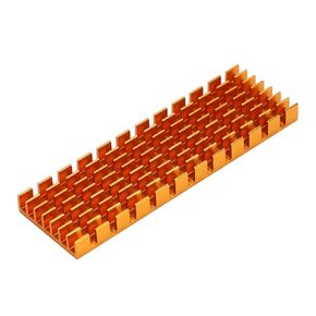 M.2 2280 SSD Heatsink for Desktops – Aluminum Alloy Cooling Fin with Thermal Pad, Compatible with PCIe NVMe Solid State Drives(Gold) in Kuwait