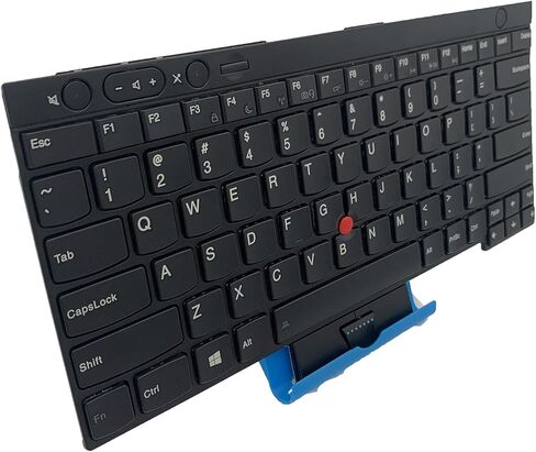 لوحة مفاتيح بديلة للكمبيوتر المحمول T430 T430S X230 T530 W530 لجهاز Lenovo IBM ThinkPad T430 T430S T430I X230 X230T X230I T530 W530 (غير مناسبة T430U X230S) مع مؤشر (بدون إضاءة خلفية)، أسود in Kuwait