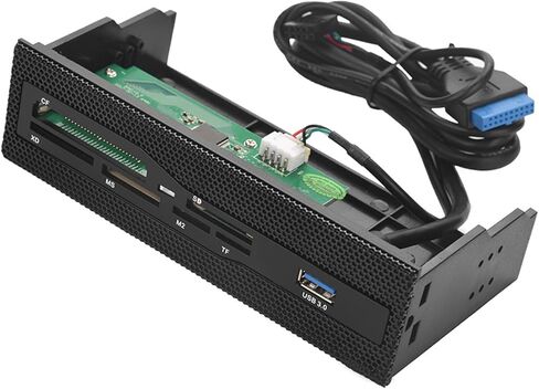 قارئ بطاقات داخلي للكمبيوتر الشخصي USB 3.0 منفذ M2 SD MS XD CF TF بطاقة لوحة القيادة اللوحة الأمامية قارئ بطاقة USB أمامي عالي السرعة قارئ بطاقة الكمبيوتر الشخصي قارئ بطاقة داخلية قارئ بطاقة داخلي للكمبيوتر الشخصي in Kuwait