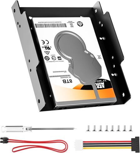 MAIWO 2.5 بوصة إلى 3.5 بوصة SATA محرك الأقراص الصلبة تصاعد قوس صينية محول محول محرك الأقراص الداخلي لـ 7 / 9.5 / 12.5 مم، اصنع 2.5 SSD Mount في 3.5 HDD Bay in Kuwait