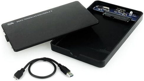 أداة حاوية القرص الصلب الخارجي USB 3.0 مقاس 2.5 بوصة حافظة قرص صلب مجانية لـ 2.5 بوصة 7 مم - 9.5 مم SATA HDD/SSD [يدعم UASP SATA III] التوصيل والتشغيل in Kuwait